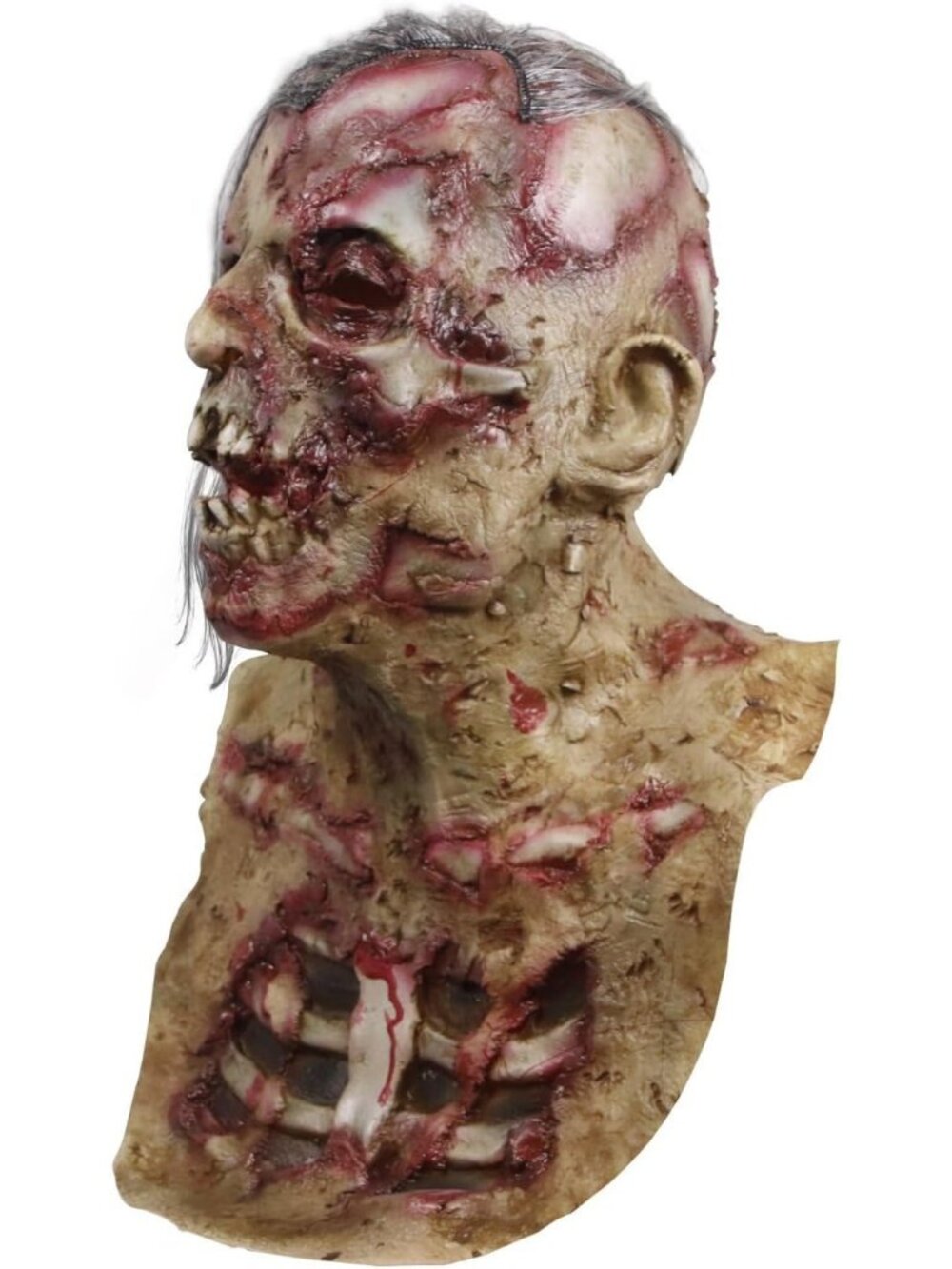 Women's Scary Zombie Head Vampire Horror Creepy Costume Latex Halloween Mask